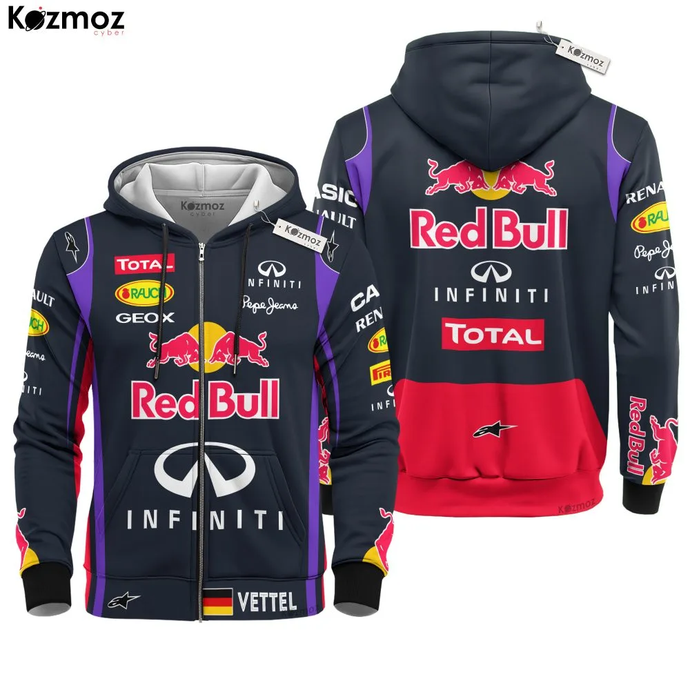 Sebastian Vettel Racing Costume 2013 Collection Red Bull Racing Racing Team - - Image 3
