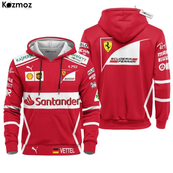 Alternative view of Sebastian Vettel Racing Costume 2017 Collection SF Racing Team -