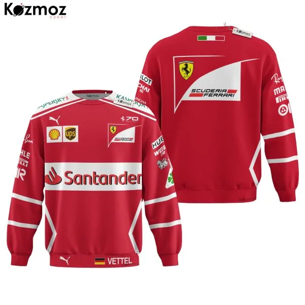 Sebastian Vettel Racing Costume 2017 Collection SF Racing Team - - Image 4