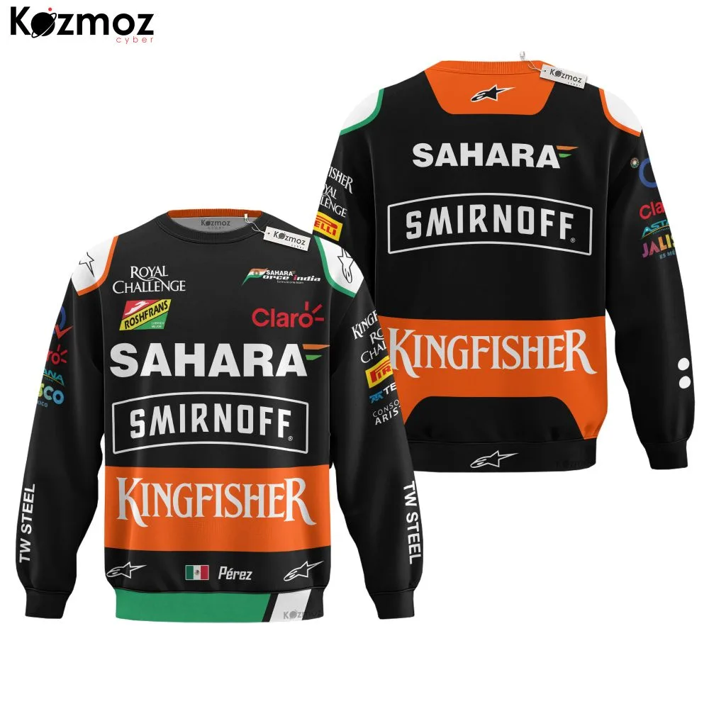 Sergio Perez Racing Suit 2014 Season Collection - Sahara Force India  Team - Image 4