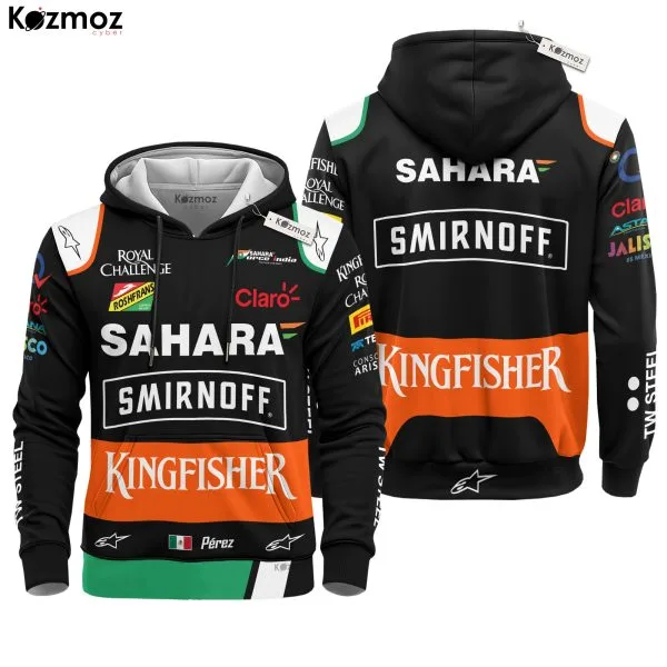 Alternative view of Sergio Perez Racing Suit 2014 Season Collection - Sahara Force India  Team