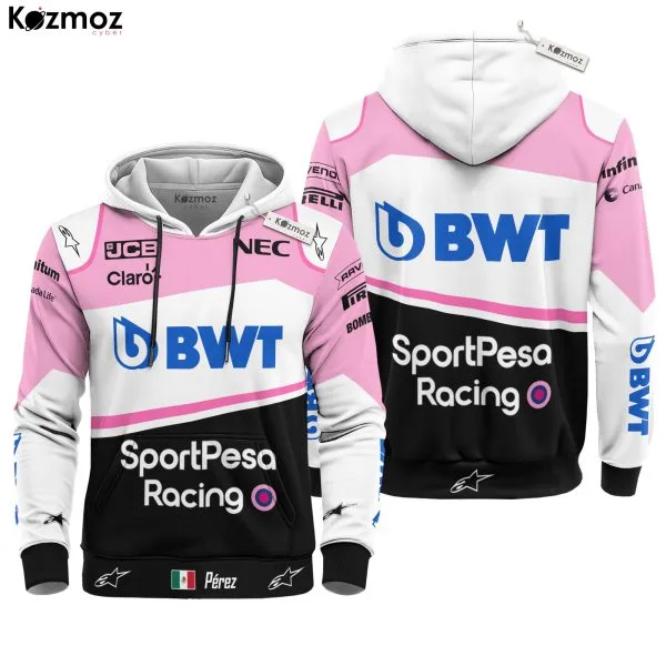 Alternative view of Sergio Perez Racing Suit 2019 Collection - BWT SportPesa Racing Point  Team