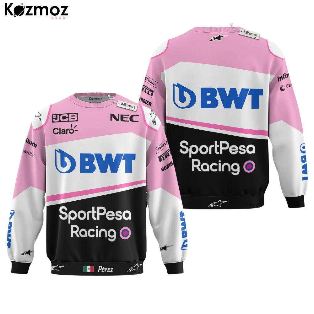 Sergio Perez Racing Suit 2019 Collection - BWT SportPesa Racing Point  Team - Image 4