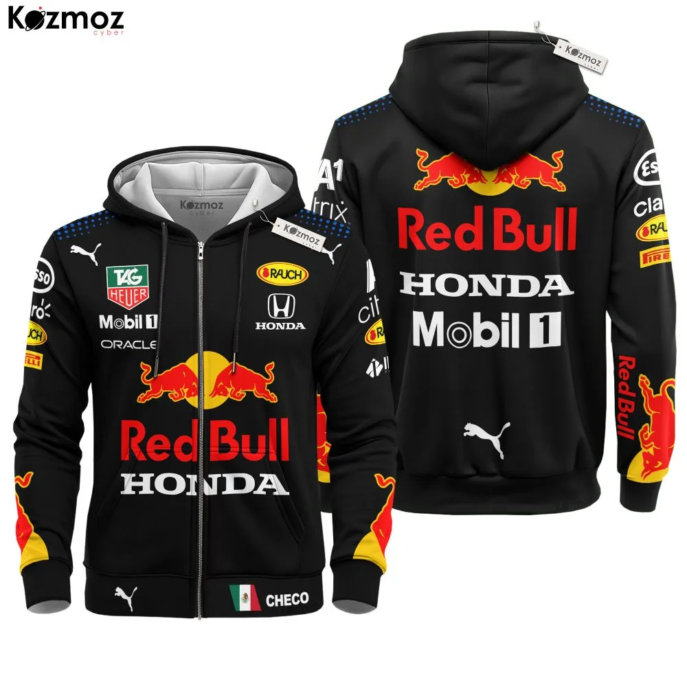 Sergio Perez Racing Suit 2021 Race Worn Collection - Red Bull Racing Honda Team - Image 3