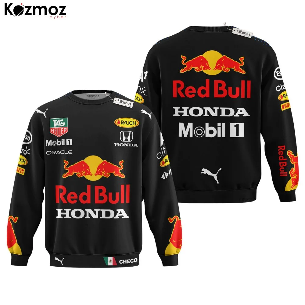 Sergio Perez Racing Suit 2021 Race Worn Collection - Red Bull Racing Honda Team - Image 4