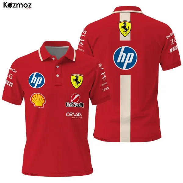 Alternative view of SF 2025 Racing Polo Shirt China GP Polo Team
