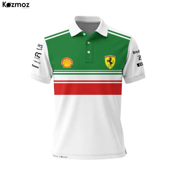 Alternative view of SF 2025 Racing Polo Shirt Italia Polo Team