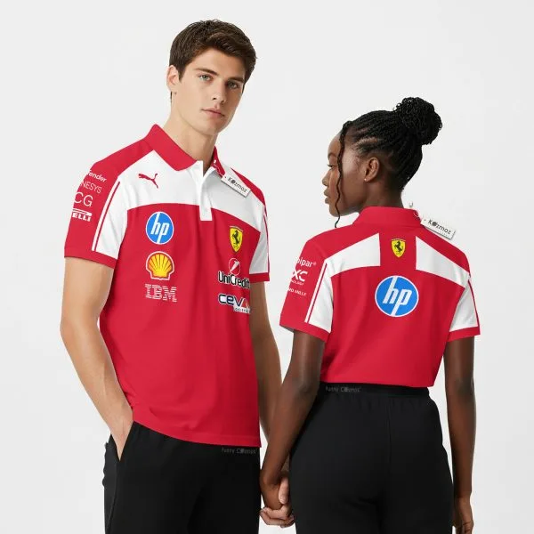 SF F1 Racing Polo Shirt Pack - Fer Team Fan Gift Bundle Pack - Image 6