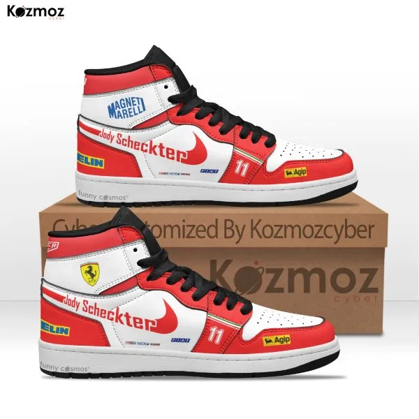 SF Jody Scheckter Custom Shoes SF 312 T4 Livery 1979 Racing Shoes