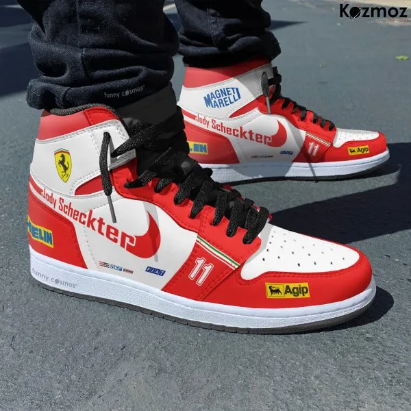 SF Jody Scheckter Custom Shoes SF 312 T4 Livery 1979 Racing Shoes - Image 3