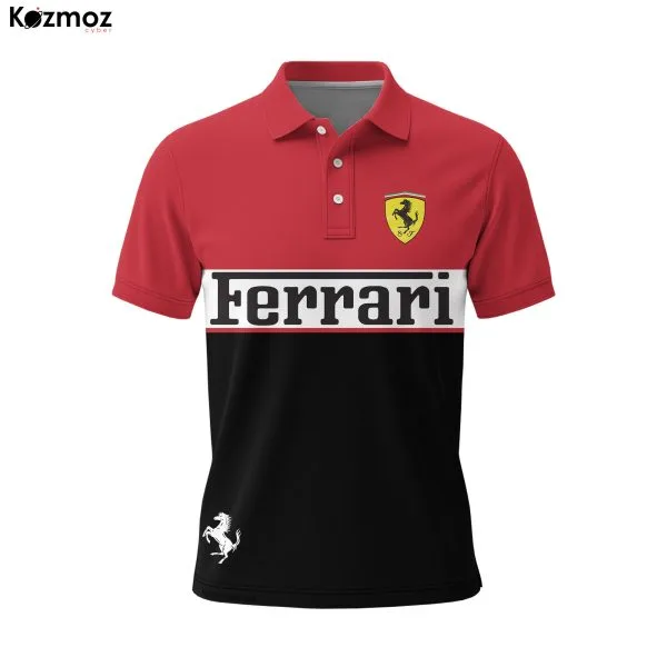 Alternative view of SF Motorsport Polo Premium Inspired Apparel Racing Spirit Team Shirt