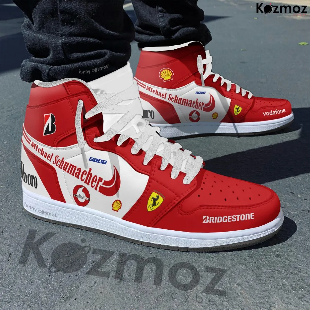 SF MSC Custom Shoes F2004 Livery 2004 Racing Shoes - Image 4