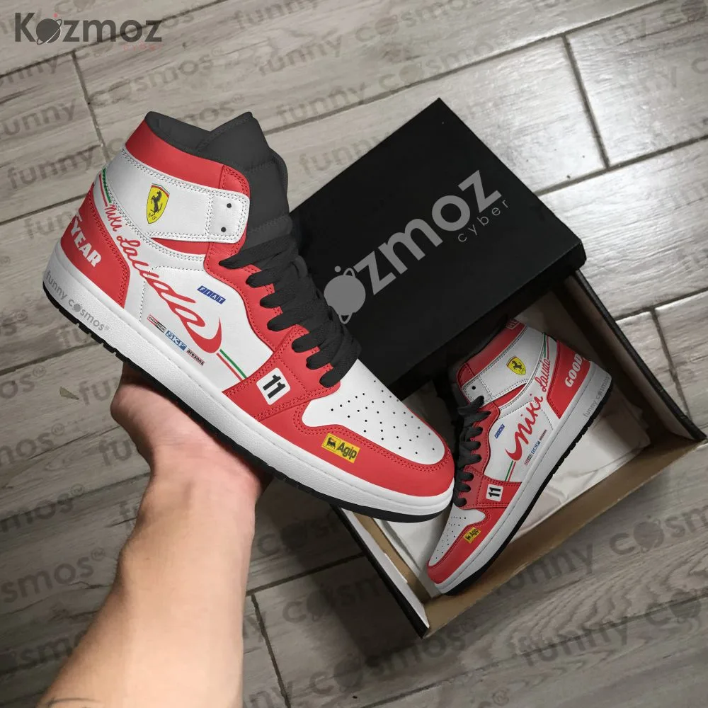 SF Niki Lauda Custom Shoes SF 312 T2 Livery 1977 Racing Shoes - Image 4
