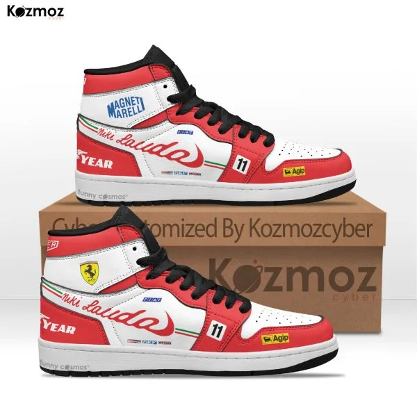 SF Niki Lauda Custom Shoes SF 312 T2 Livery 1977 Racing Shoes