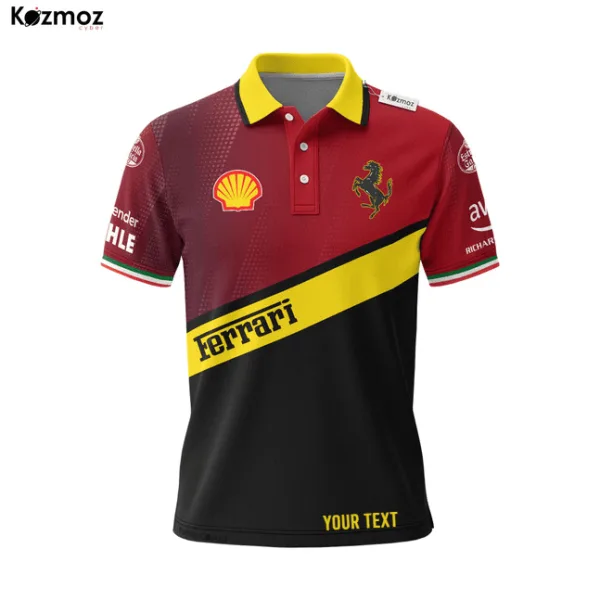 SF Polo Shirt - Monza GP 2023 Motorsport Teamwear - Image 3