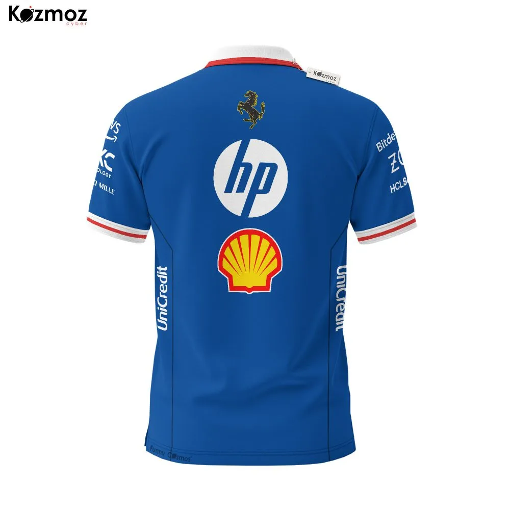 SF Polo Shirt - Monza GP 2025 Motorsport Teamwear - Image 3