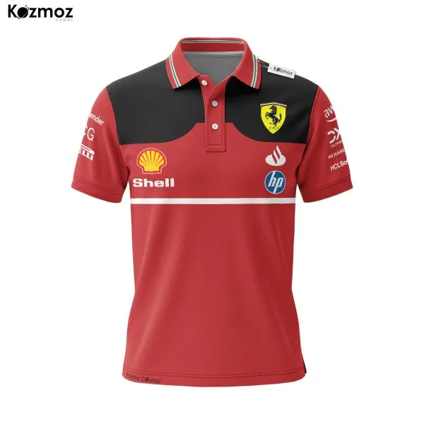 Alternative view of SF Polo Shirt - Red Black Edition Teamwear