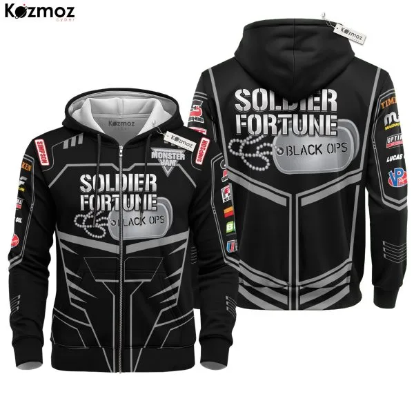 Soldier Fortune Monster Truck Racing Hoodie & Jogger - Monster Jam Racing Suit - - Image 3