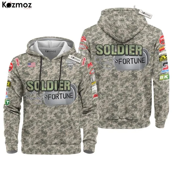 Alternative view of Soldier of Fortune Monster Truck Racing Hoodie & Jogger - Monster Jam Racing Suit -