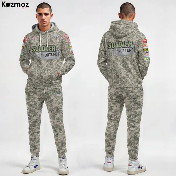 Soldier of Fortune Monster Truck Racing Hoodie & Jogger - Monster Jam Racing Suit -