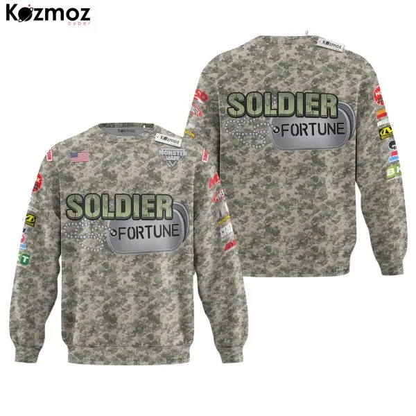 Soldier of Fortune Monster Truck Racing Hoodie & Jogger - Monster Jam Racing Suit - - Image 4
