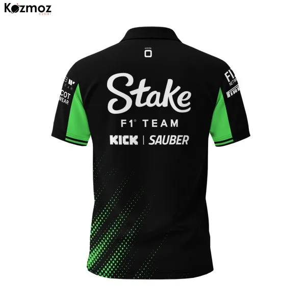 Stake 2025 Racing Polo Shirt Kick Sauber Polo Team - Image 4