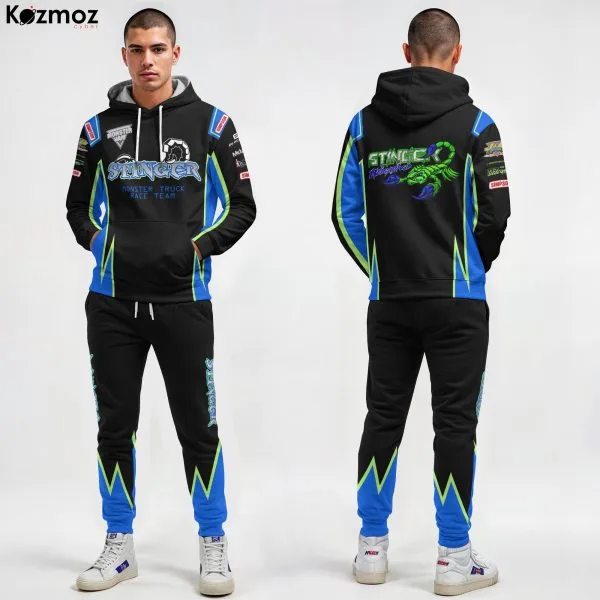 Stinger Monster Truck Racing Costume Collection - Monster Jam Racing Team -