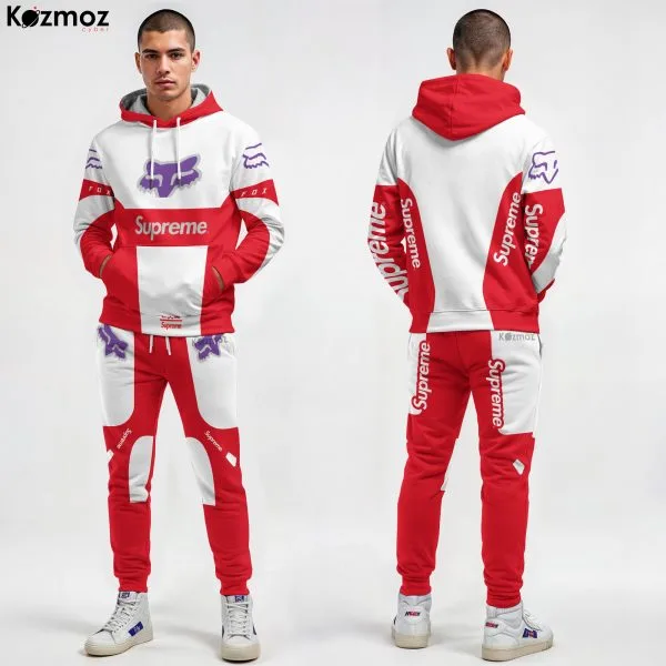 Supreme x Fox Racing Moto Jersey Race Suit Uniform - Motocross Racing Team -
