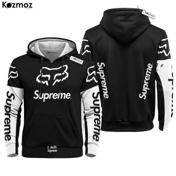 Alternative view of Supreme x Fox Racing Moto Jersey Red - Motocross Racing Team -