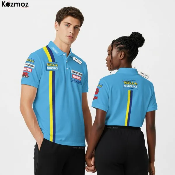 Suzuki Rizla Racing Polo - Plus MotoGP Teamwear Shirt