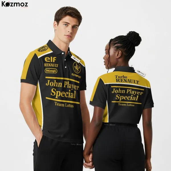 Team Lotus Renault Polo Shirt 1986 John Player Special Collection - Teamwear Sport - 2