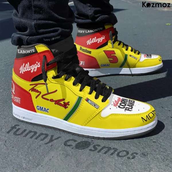 Alternative view of Terry Labonte Hendrick Motorsports Custom Shoes #5 Livery Complex 1999 Livery Kellogg's Racing Shoes