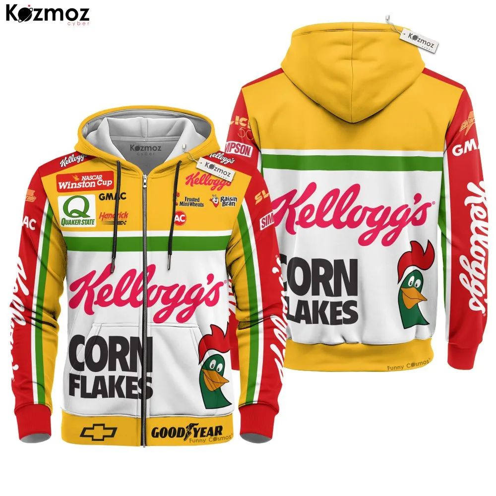 Terry Labonte Racing Firesuit Costume Kellogg's 1996 Collection - Hendrick Motorsports NASCAR Racing Team - Image 3