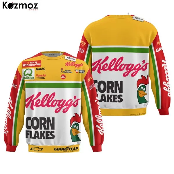 Terry Labonte Racing Firesuit Costume Kellogg's 1996 Collection - Hendrick Motorsports NASCAR Racing Team - Image 4