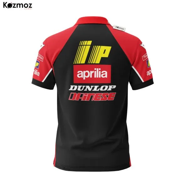 Tetsuya Harada Polo Shirt - Aprilia MotoGP - Image 3