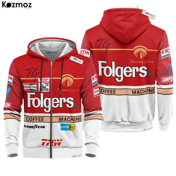 Tim Richmond Racing Suit Folgers Coffee 1985 Collection - NASCAR Racing Team - Image 3