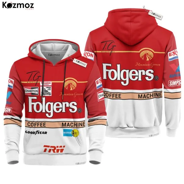 Alternative view of Tim Richmond Racing Suit Folgers Coffee 1985 Collection - NASCAR Racing Team