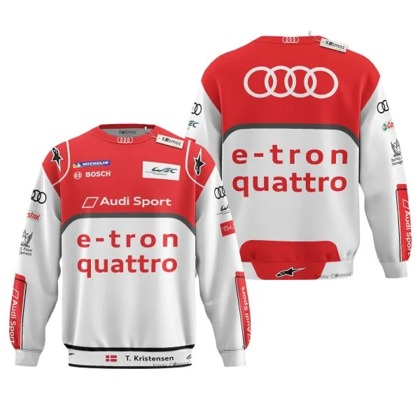 Tom Kristensen Legends Audi's 24 Hours of Le Mans WEC 2013 Custom Racing suit - Image 4