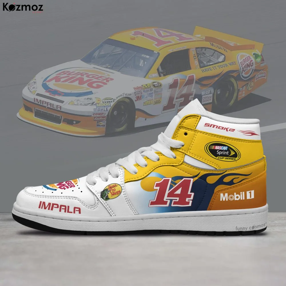 Tony Stewart Stewart-Haas Racing Custom Shoes No.14 Burger King COT Livery 2011 Livery Racing Shoes - Image 3