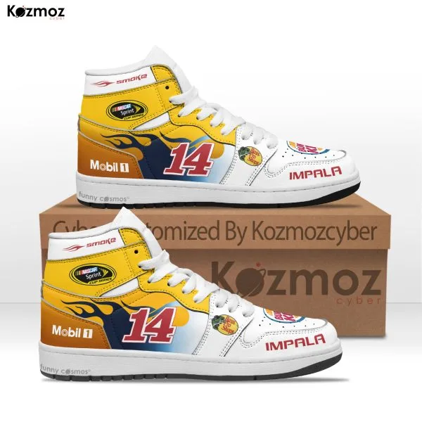 Tony Stewart Stewart-Haas Racing Custom Shoes No.14 Burger King COT Livery 2011 Livery Racing Shoes