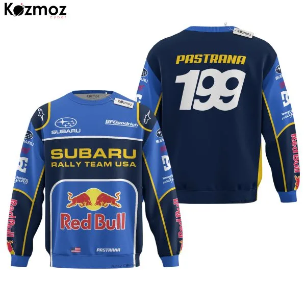 Travis Pastrana Racing Costume Suit 2021 Subaru Rally Team - Image 4