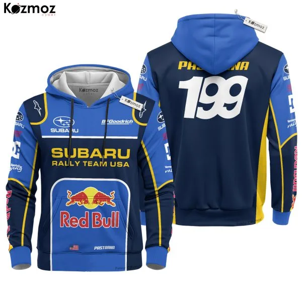 Alternative view of Travis Pastrana Racing Costume Suit 2021 Subaru Rally Team