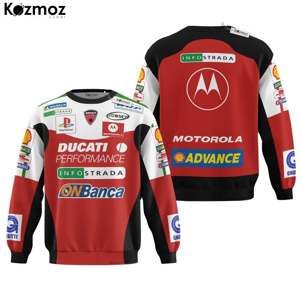 Troy Bayliss Racing Costume 2002 - Ducati Infostrada WSBK Team - Image 6