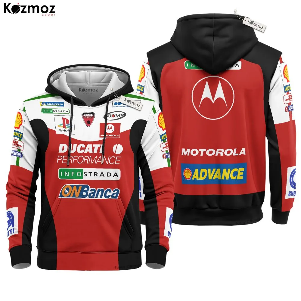 Troy Bayliss Racing Costume 2002 - Ducati Infostrada WSBK Team - Image 4