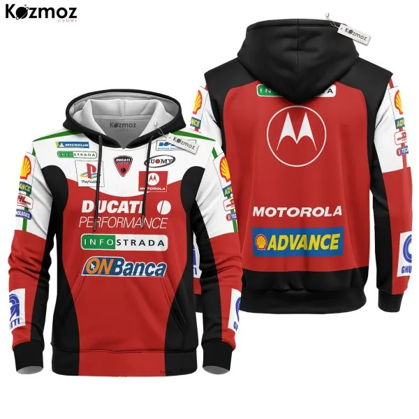 Troy Bayliss Racing Costume 2002 - Ducati Infostrada WSBK Team - Image 4