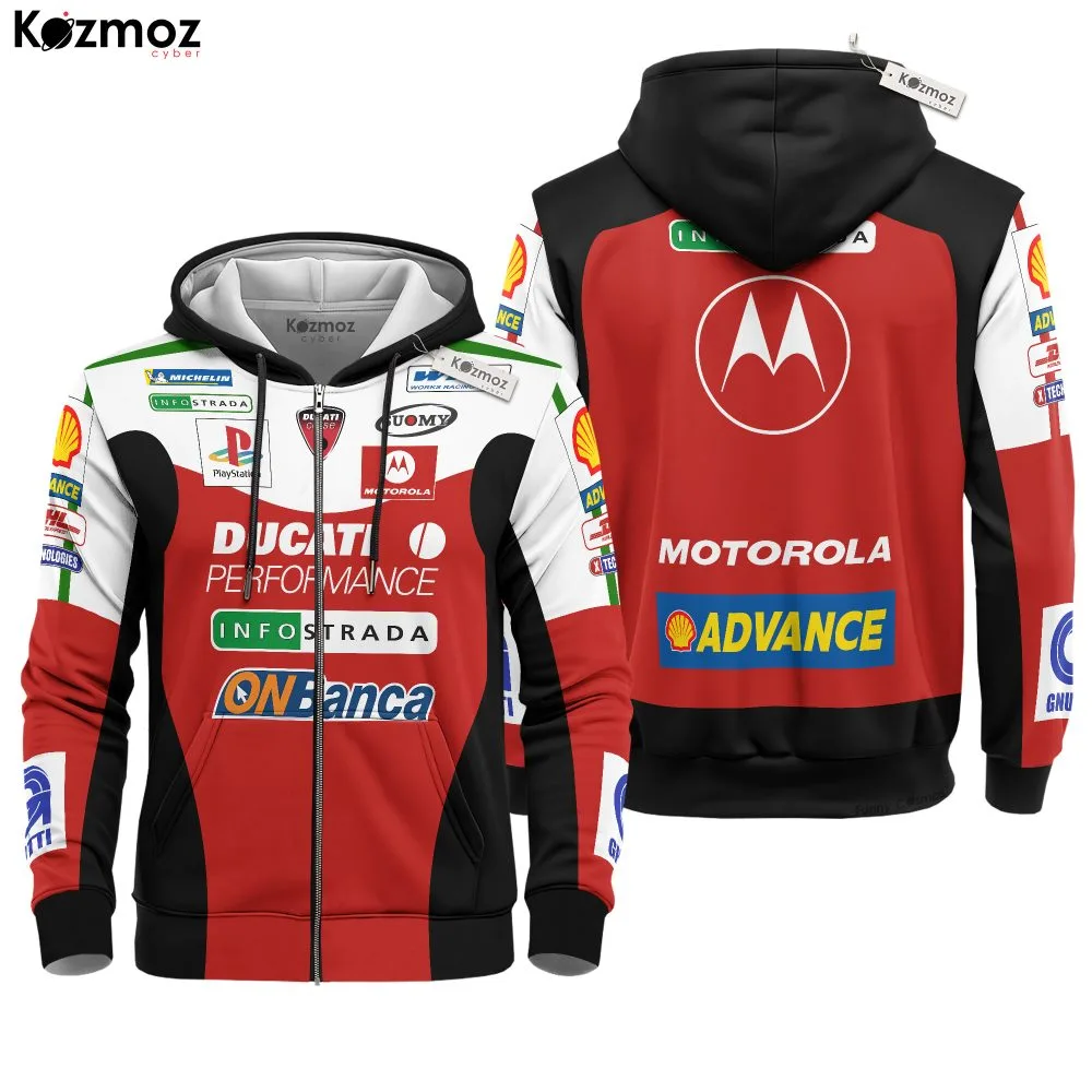 Troy Bayliss Racing Costume 2002 - Ducati Infostrada WSBK Team - Image 5