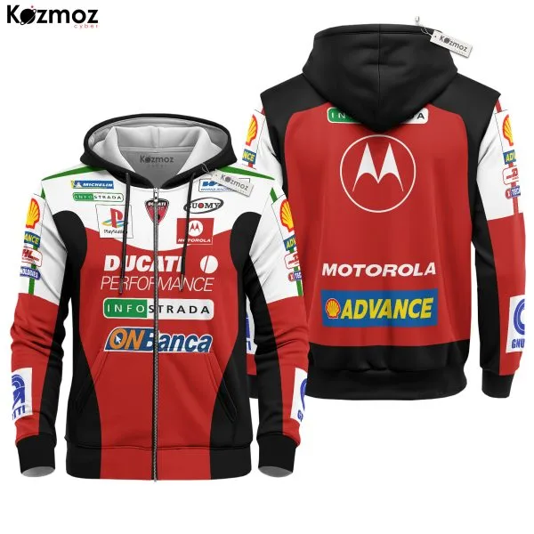 Troy Bayliss Racing Costume 2002 - Ducati Infostrada WSBK Team - Image 5