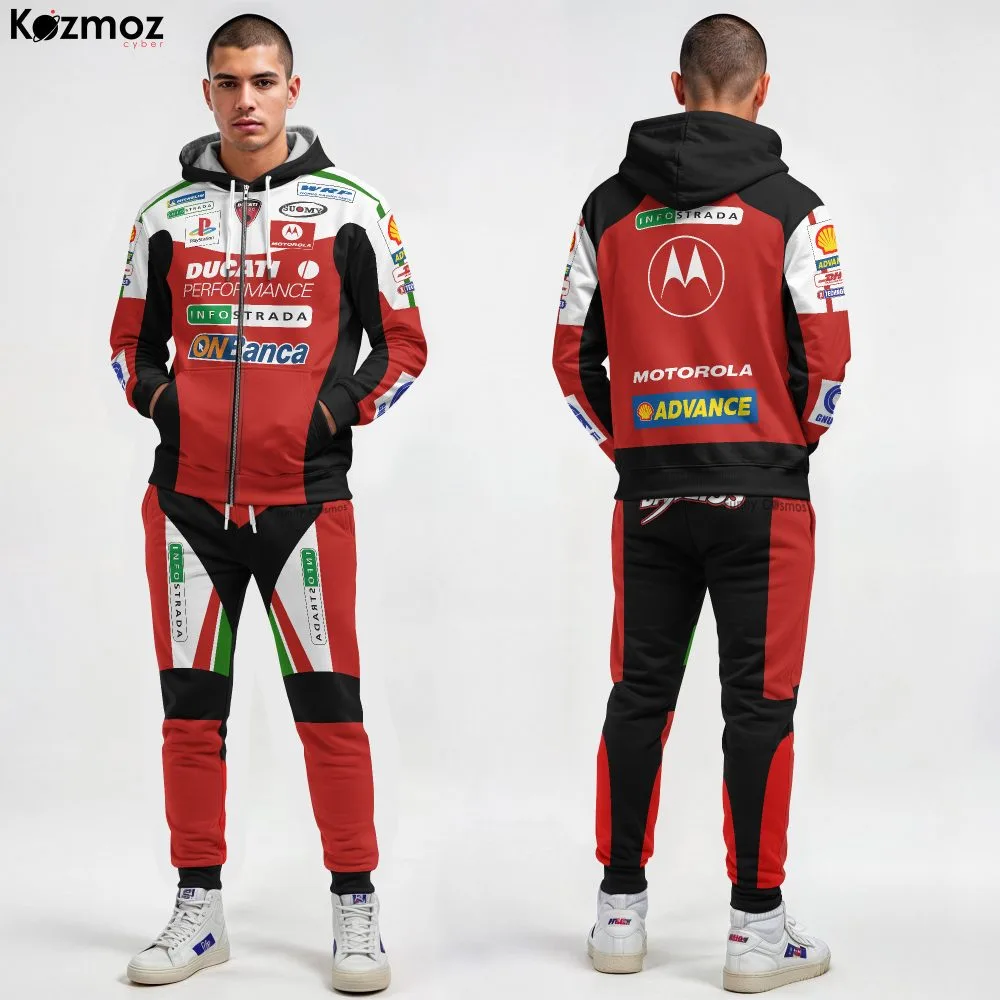 Troy Bayliss Racing Costume 2002 - Ducati Infostrada WSBK Team - Image 3
