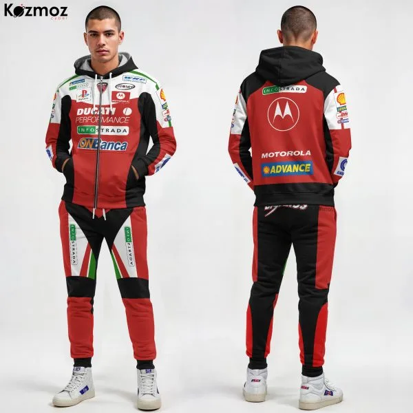 Troy Bayliss Racing Costume 2002 - Ducati Infostrada WSBK Team - Image 3