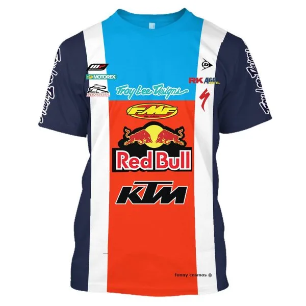 Troy Lee Designs Red Bull Ktm Motocross Racing Costume Suit - Image 5
